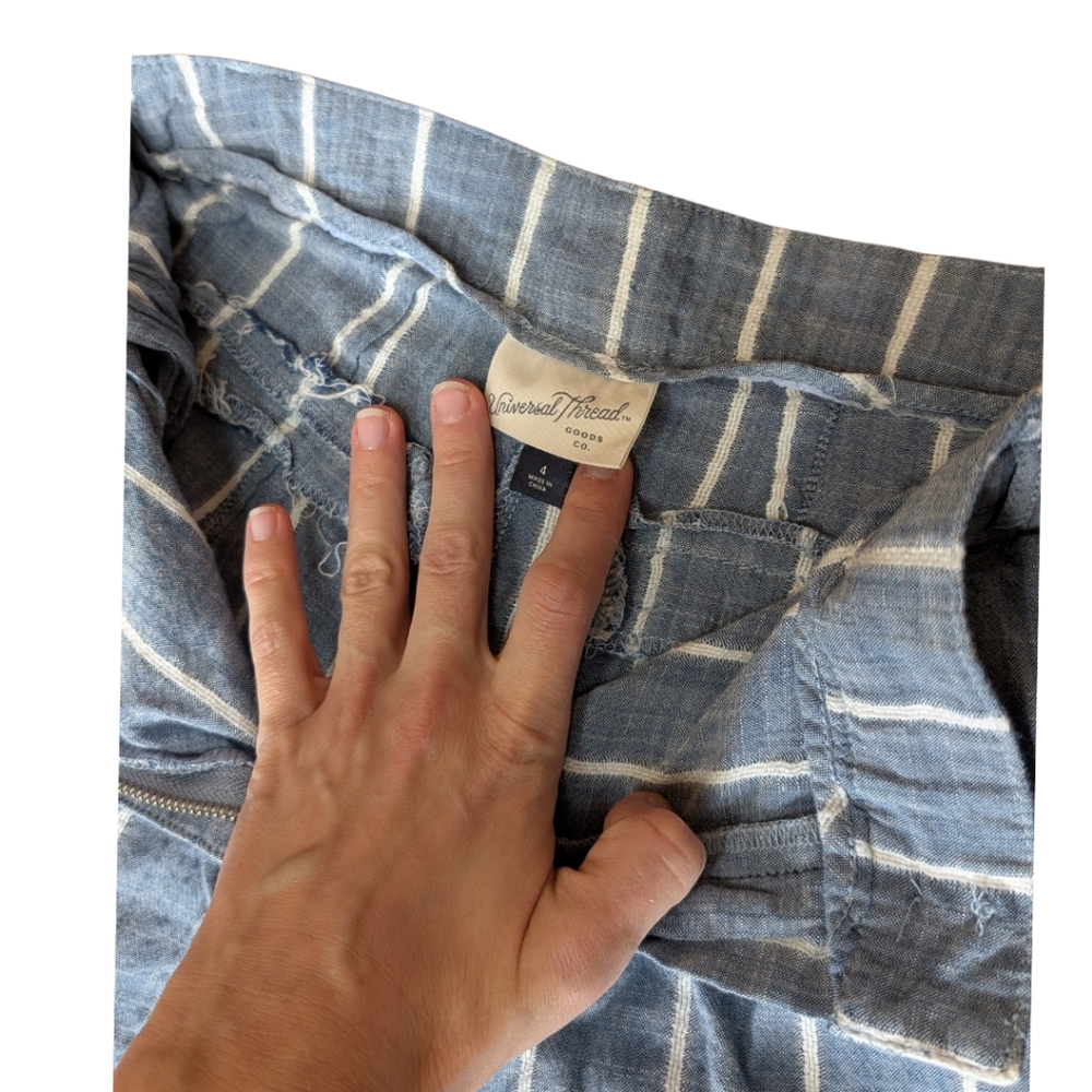 Universal Thread Linen Blend Capris - Picture 5 of 8
